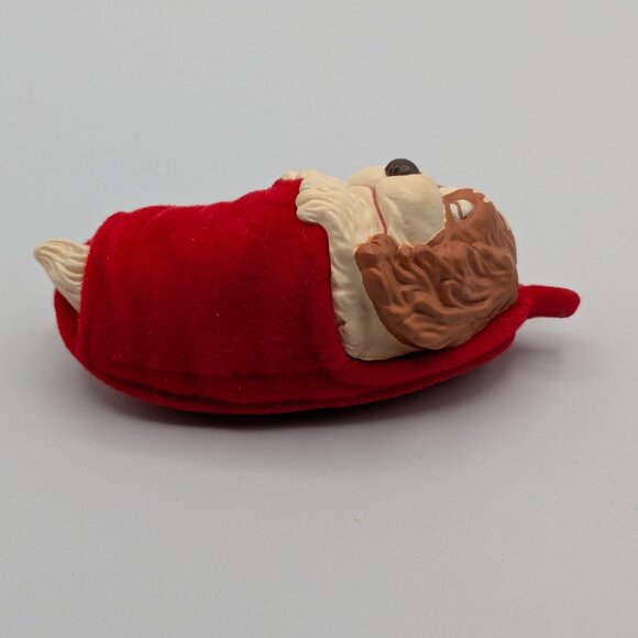 Hallmark Keepsake Slipper Spaniel 1988, Cocker Spaniel Puppy Vintage Ornament - Picture 5 of 12